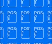 Forbidden myPOS Logo used as pattern